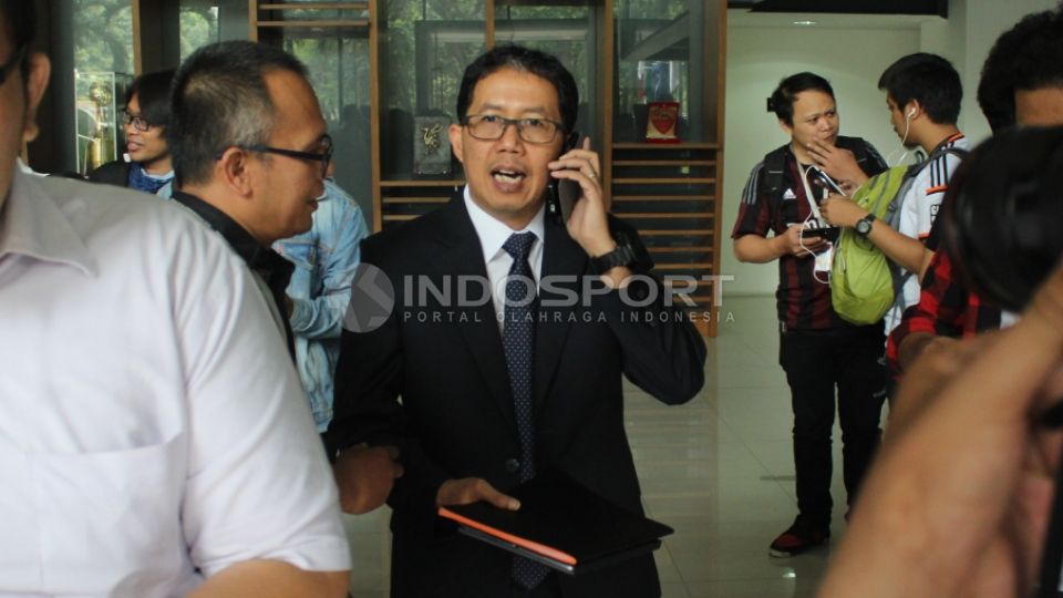 Plt Ketum PSSI Joko Driyono. Copyright: © Herry Ibrahim/INDOSPORT